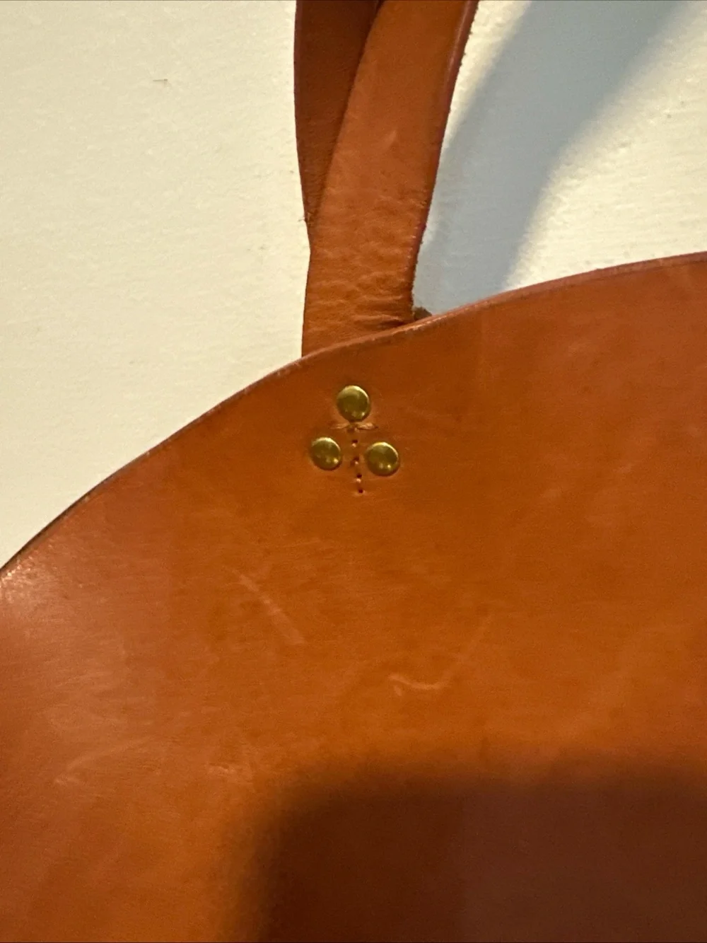 Rare Jerome Dreyfuss Paris Héctor round leather bag double handles large size
